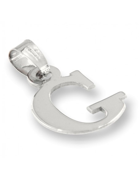 Ciondolo Oro Bianco Iniziale Lettera G [3fc772de]