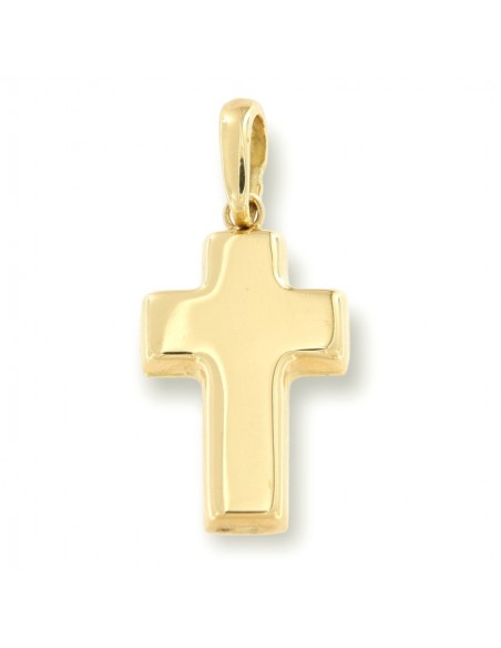 Ciondolo Oro Giallo Croce Spessa Liscia [93025f74]