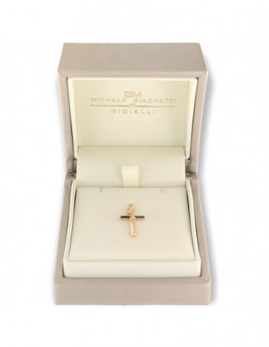 Ciondolo Oro Giallo Croce Liscia Lucida 0,85 GR [5757d90f]