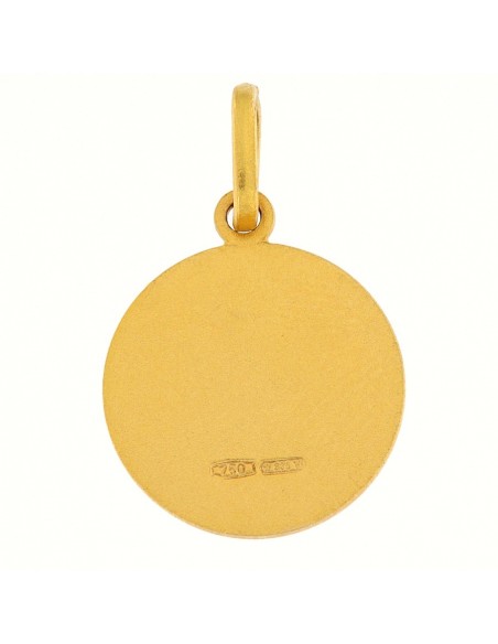 CIONDOLO ORO GIALLO MEDAGLIA TONDA SANT'ANTONIO [493cd8f1]