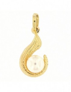 Ciondolo Oro Giallo Amo Gordonata Con Perla [b75a3bc4]