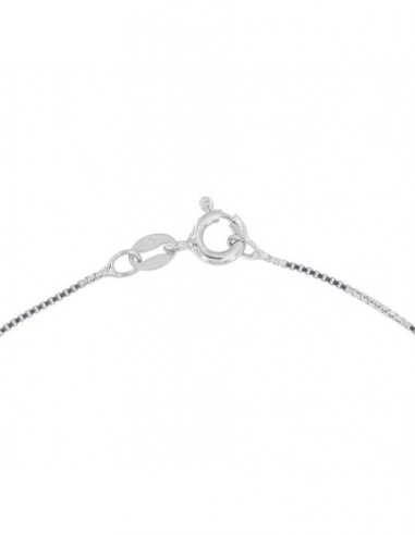 Collana Argento Rodiato Cuore DIvidibile 12MM [b6b3856a]