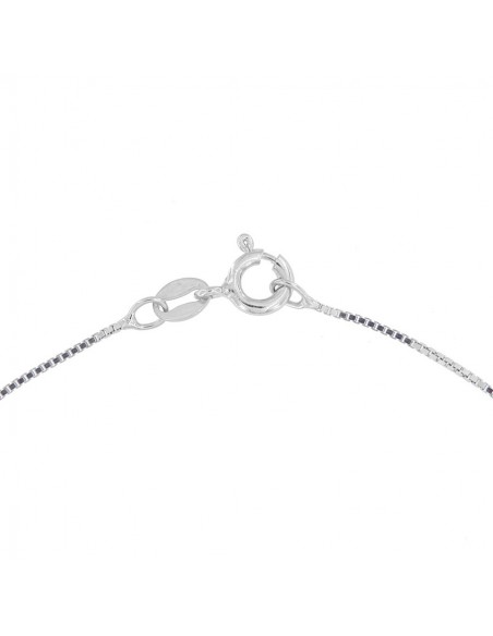 Collana Argento Rodiato Cuore Divisibile 17MM [311f5d6b]