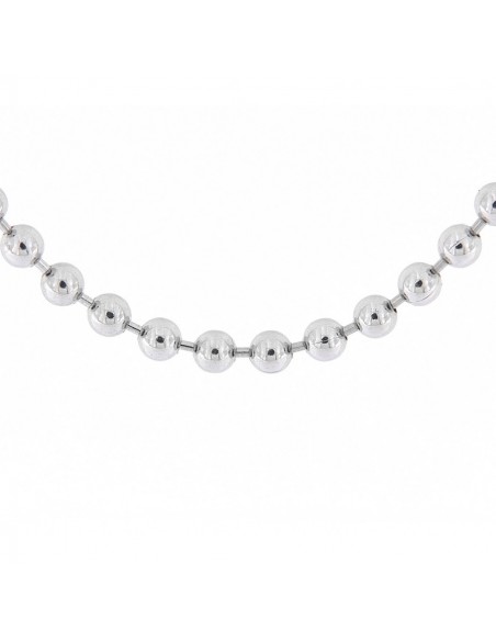Collana Argento Rodiato Sfere 2,50MM [913ea4ad]
