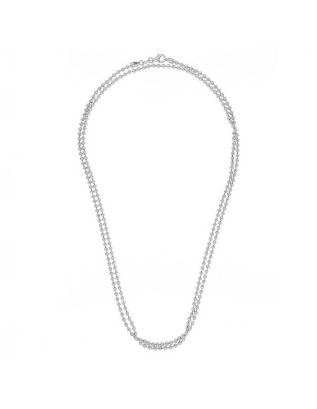 Collana Argento Rodiato Sfere 2,50MM [237322b7]