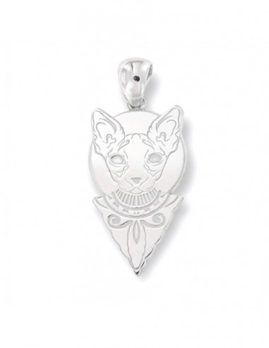 Collana Argento Rodiato Marina Schiacciata Sphynx [3244dba5]