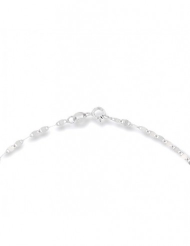 Collana Argento Rodiato Marina Schiacciata Sphynx [ee32dfb6]