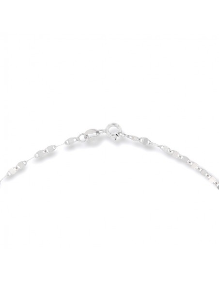 Collana Argento Rodiato Marina Schiacciata Sphynx [ee32dfb6]