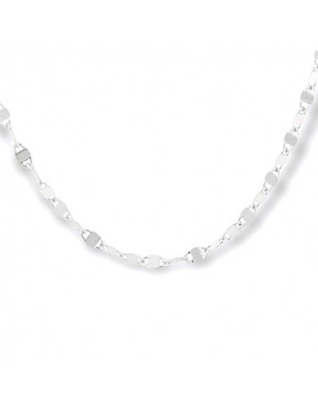 Collana Argento Rodiato Marina Schiacciata [b5e803a4]