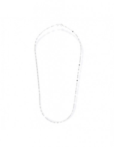 Collana Argento Rodiato Marina Schiacciata [07a585be]