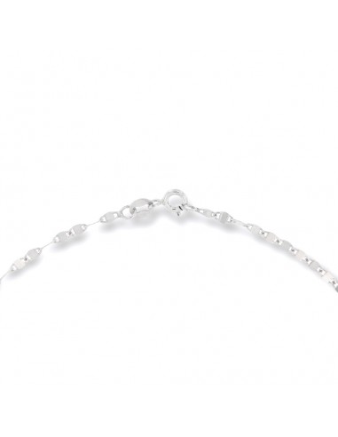 Collana Argento Rodiato Marina Schiacciata [b0b844ba]