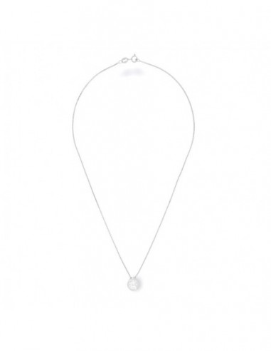 Collana Argento Rodiato Punto Luce 8MM [ca6d8dd6]