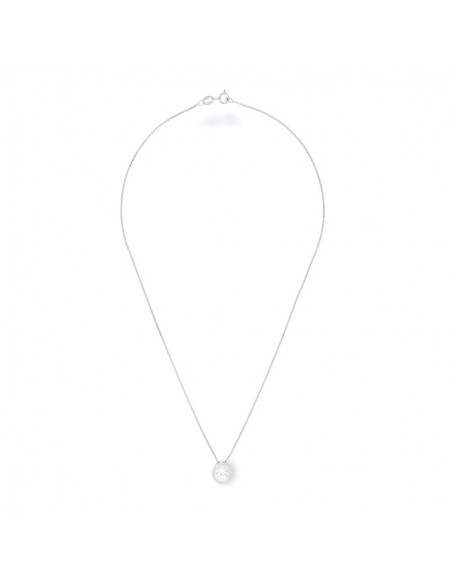 Collana Argento Rodiato Punto Luce 8MM [ca6d8dd6]