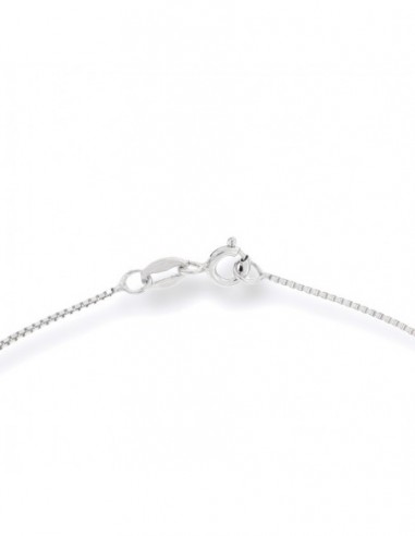Collana Argento Rodiato Punto Luce 8MM [7d704cd2]