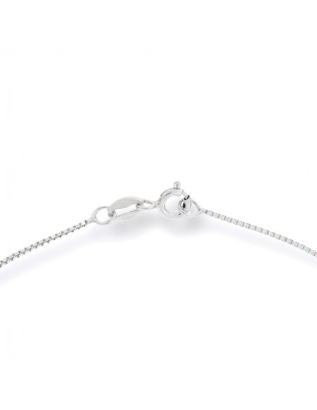 Collana Argento Rodiato Punto Luce 8MM [7d704cd2]