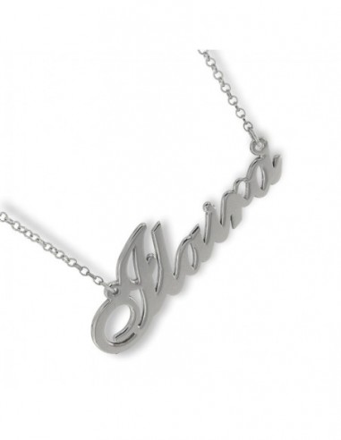 Collana Personalizzata Con Nome ILARIA In Acciaio 316L – Made In Italy, Anallergica, Regalo Con Scatola