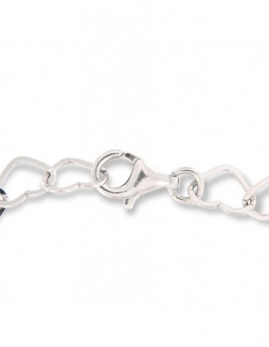 Collana Argento Rodiato Maglia Cuori [b3ff7016]