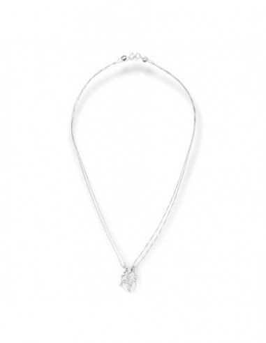 Collana Argento Rodiato Cuori Divisibili Veneziana [16096216]