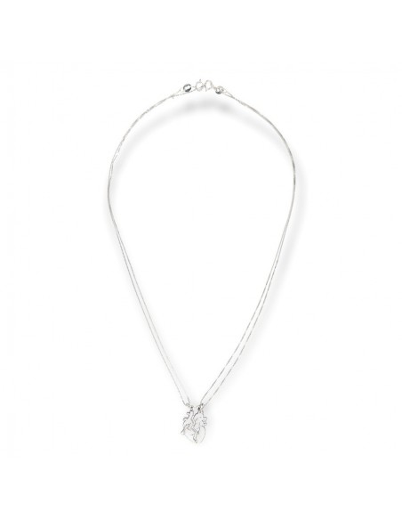Collana Argento Rodiato Cuori Divisibili Veneziana [16096216]