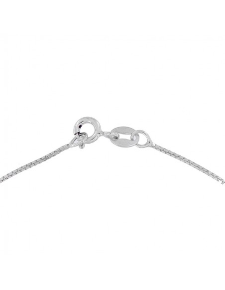 Collana Argento Rodiato Cuori Divisibili Veneziana [a114a312]