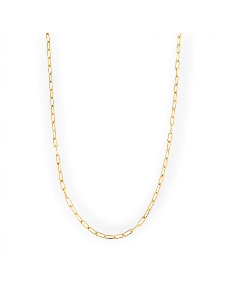 Collana Argento Dorato Catena Maglie Ovali [2a73a1a6]