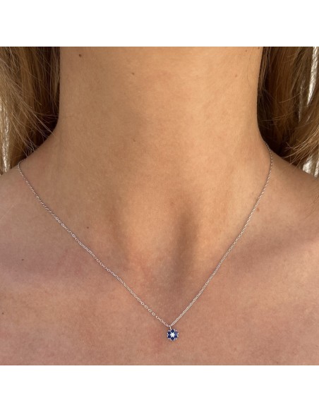 Girocollo stellina in argento 925 con zirconi