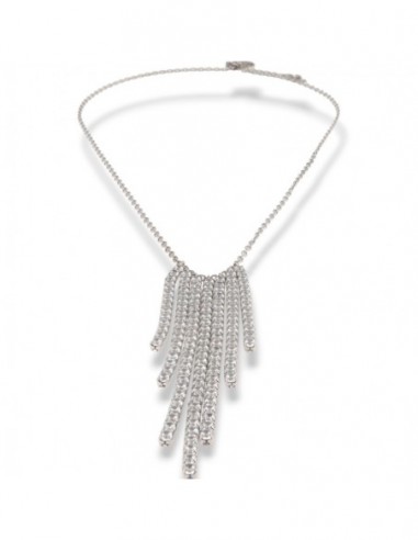 Collana Argento Rodiato Rollina Con Ciuffo [73b2e36b]