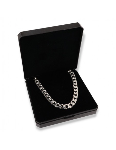 Collana Argento Rodiato Grumetta 40,65GR [ecf8459c]