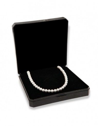 Collana Perle Bianche 4MM Chiusura Argento Rodiato [c07c9246]