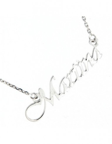 Collana con nome Martina argento personalizzata [12c55731]