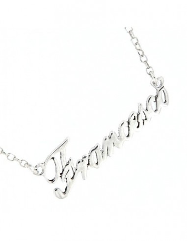 Collana con nome Francesco argento personalizzato [9b303e33]