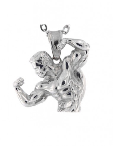 Collana Bodybuilder Arnold Schwarzenegger Argento [d908c738]