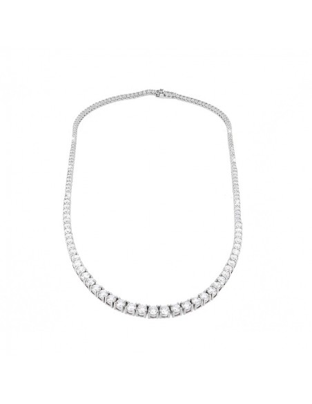 Collana Argento Tennis Degradè Zirconi Bianchi [c336c837]