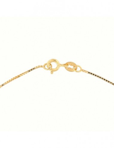 Collana Argento Dorato Principessa Blu 8X6MM [79293efe]