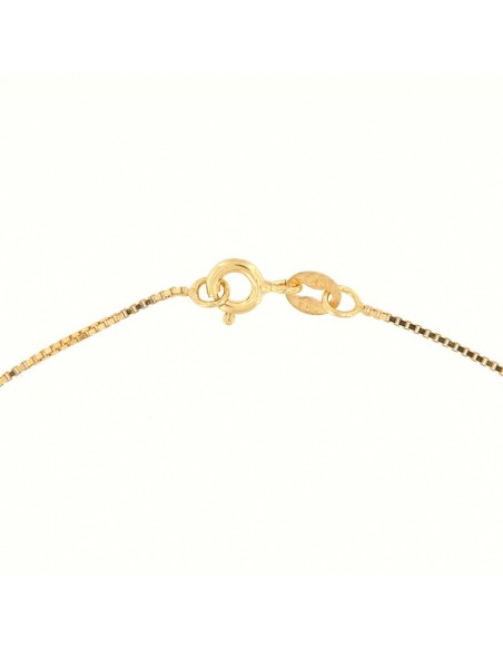 Collana Argento Dorato Principessa Blu 8X6MM [79293efe]