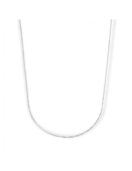 COLLANA ORO BIANCO VENEZIANA 45 CM SEZ 0,5 1,2 GR [66794e33]