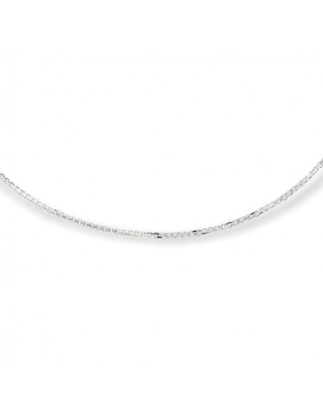 COLLANA ORO BIANCO VENEZIANA 45 CM SEZ 0,5 1,2 GR [2738def9]