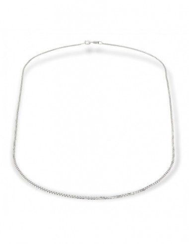 COLLANA ORO BIANCO VENEZIANA 45 CM SEZ 0,5 1,2 GR [226899e7]