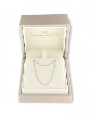 COLLANA ORO BIANCO VENEZIANA 45 CM SEZ 0,5 1,2 GR [4c531bee]