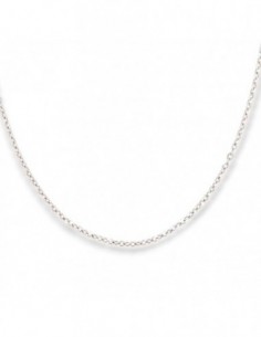 Collana Oro Bianco Maglia Rollo 2,60GR [198ee059]