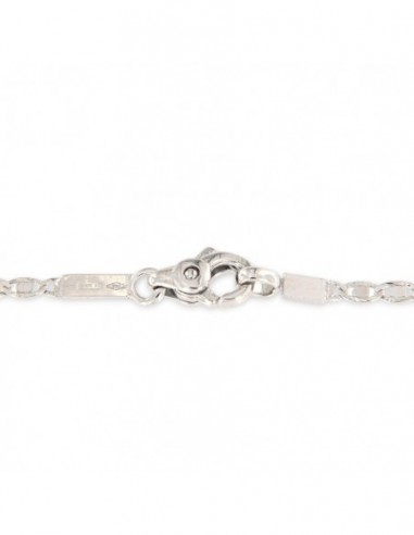 Collana Oro Bianco Maglia Marina E Specchiata [3343d297]