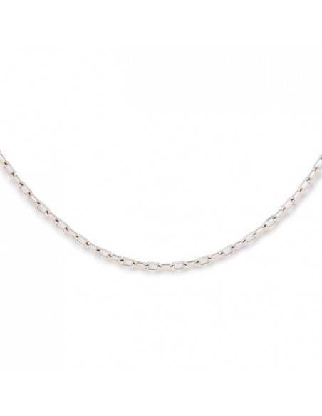 Collana Oro Bianco Diamantata 40CM 1,40GR [d9e31b75]