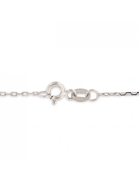 Collana Oro Bianco Diamantata 40CM 1,40GR [6bae9d6f]