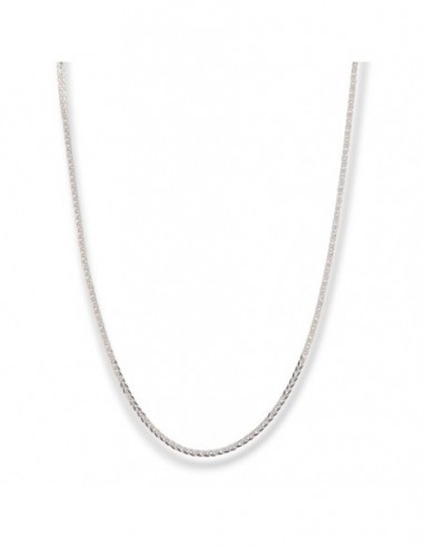 Collana Oro Bianco Quadrispiga 40/45CM 3,40GR [24e2eaec]