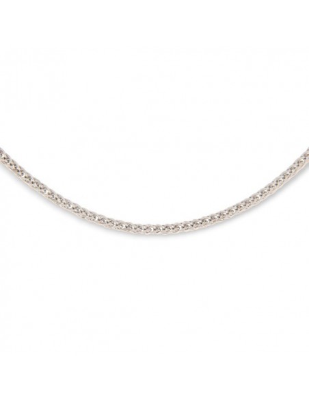 Collana Oro Bianco Quadrispiga 40/45CM 2,00GR [5ef28b1e]