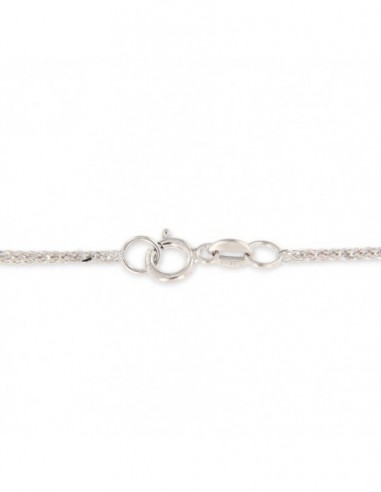 Collana Oro Bianco Quadrispiga 40/45CM 2,00GR [ecbf0d04]