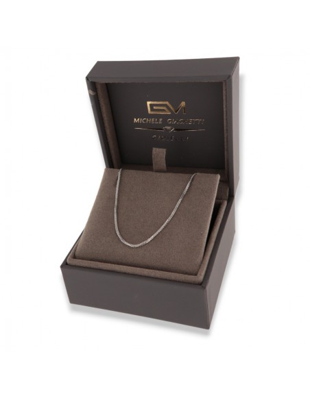 Collana Oro Bianco Quadrispiga 40/45CM 2,00GR [35994e09]