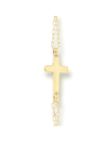 Collana Oro Giallo Rosario Sfere Dorate [0698683e]