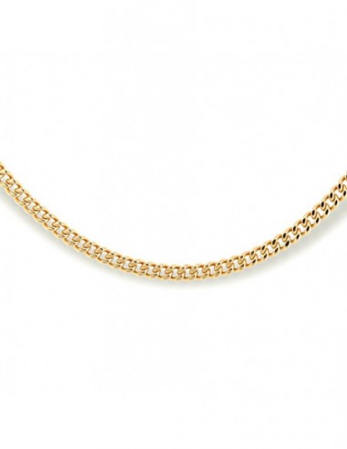 10 K giallo oro Gourmette collana, 1.5 mm, Oro giallo, colore: Yellow