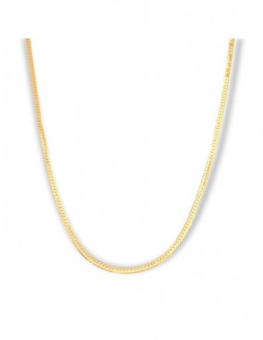Collana Oro Giallo Maglia Fettuccia Piccola [87c01d41]